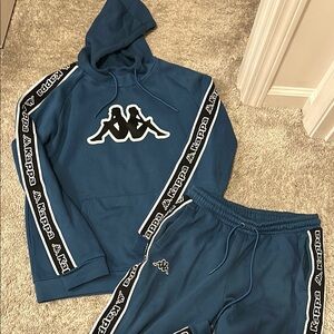 Kappa Blue and Black Pants